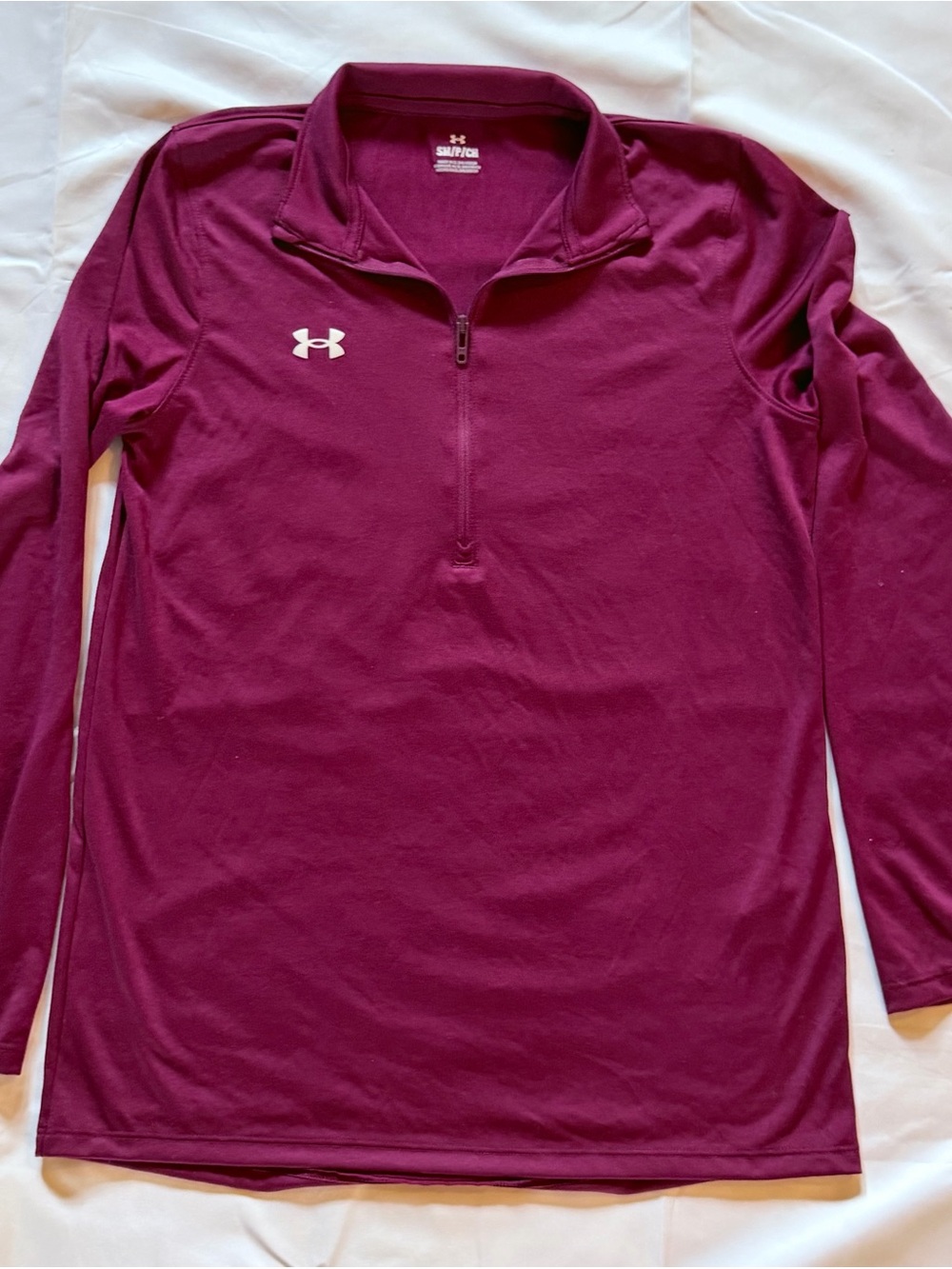 Under Armour Men’s Burgundy Half-Zip Performance Pullover